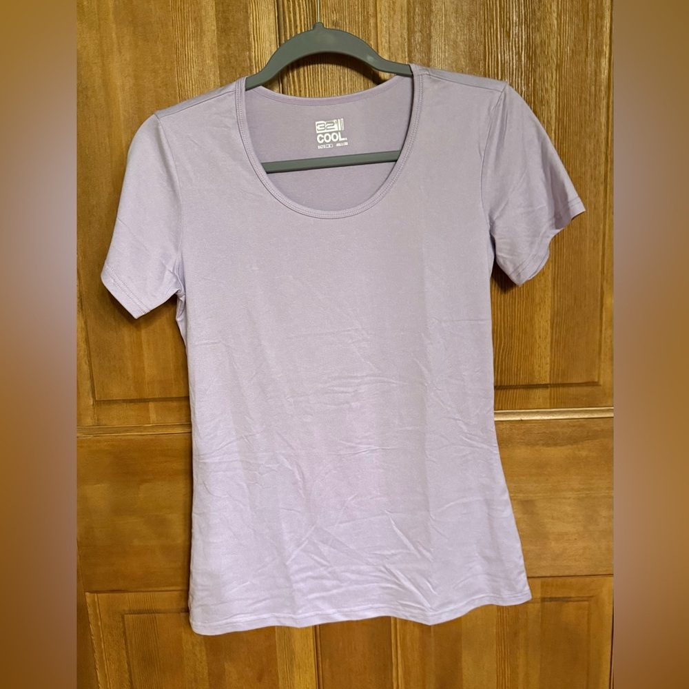 32‎ Degrees Cool NWT Women's Light Purple Short Sleeve Top Size S